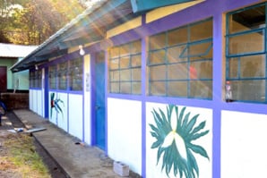 By the end of the week, the school was completed!